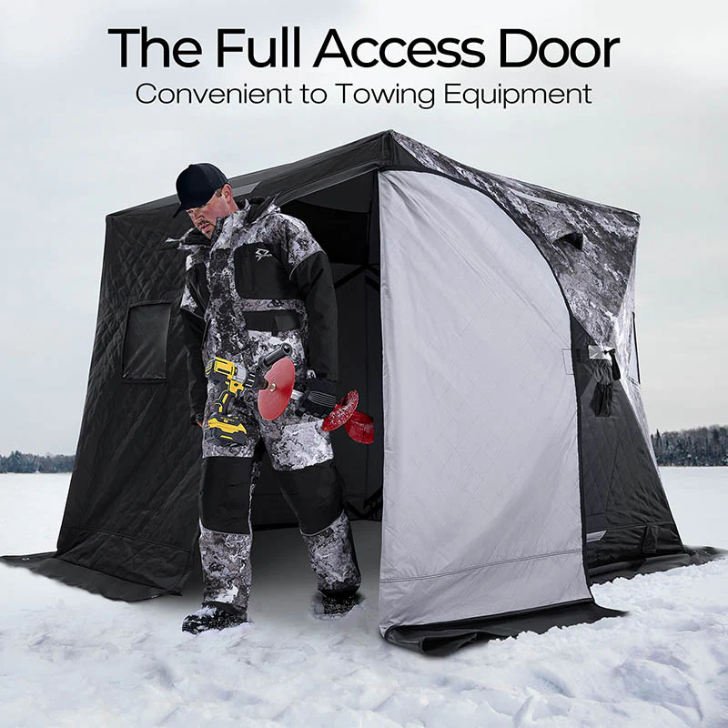 Piscifun 3-4 Person Ice Fishing Shelter, Pop-up Ice Fishing Tent - Image 12