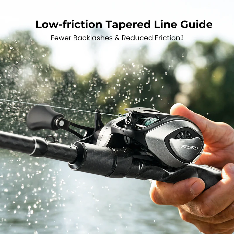 Piscifun® Alloy M2 Baitcasting Reel with Mag-Bowl™ Braking System – Cast Baitcast Reel and Baitcaster Reel for Cast Fishing - Image 3