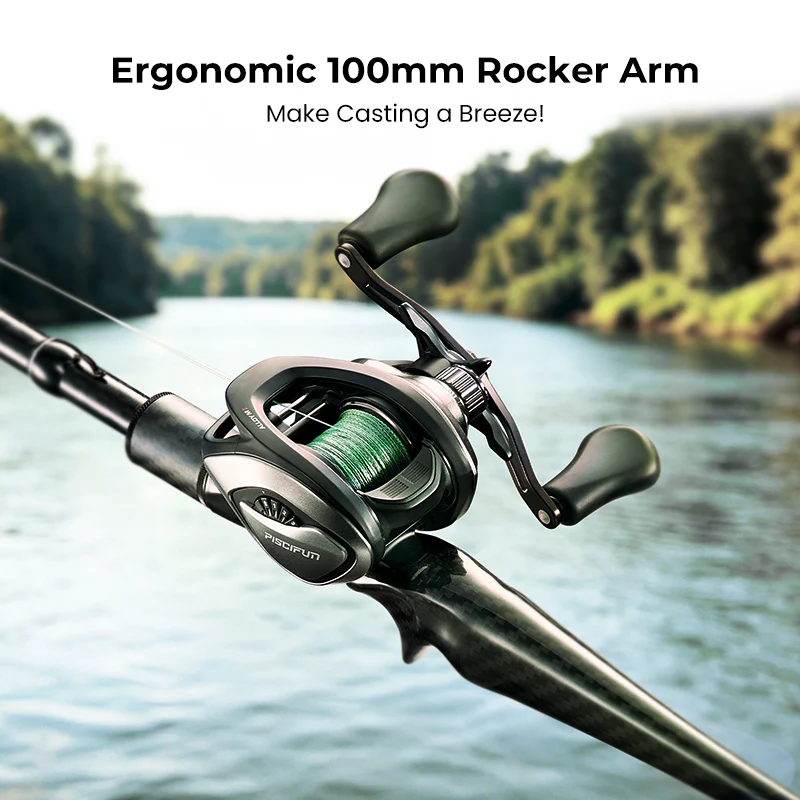 Piscifun® Alloy M2 Baitcasting Reel with Mag-Bowl™ Braking System – Cast Baitcast Reel and Baitcaster Reel for Cast Fishing - Image 4