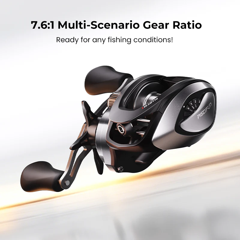 Piscifun® Alloy M2 Baitcasting Reel with Mag-Bowl™ Braking System – Cast Baitcast Reel and Baitcaster Reel for Cast Fishing - Image 8