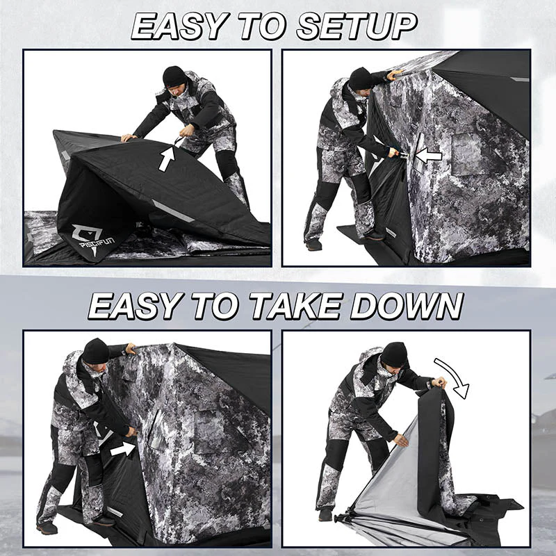 Flash Sale Piscifun 3-4 Person Ice Fishing Shelter - Image 15