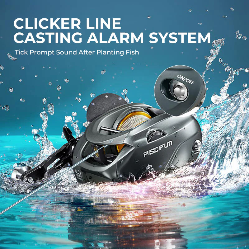 Flash Sale Piscifun® AlinoX 400 Saltwater Freshwater Baitcasting Reel With Bait Clicker - Image 10