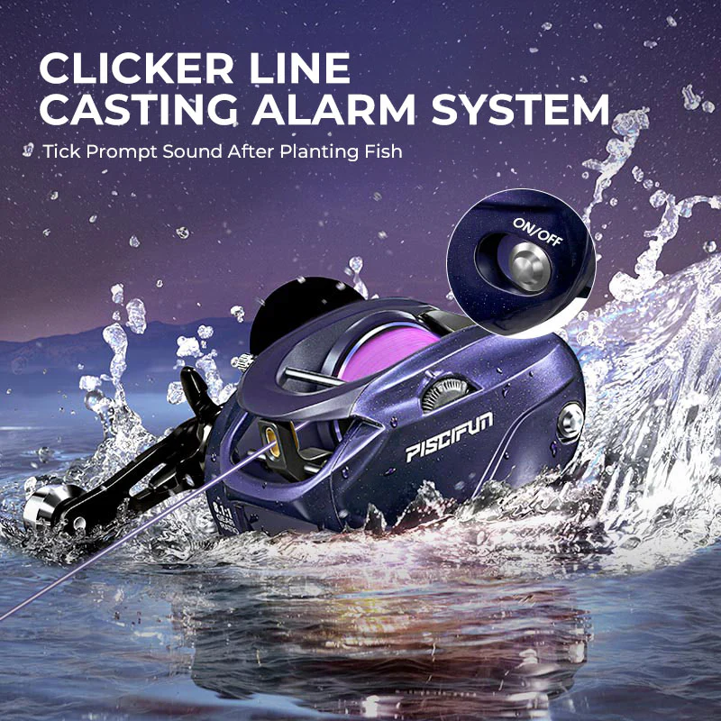 Flash Sale Piscifun® AlinoX 400 Saltwater Freshwater Baitcasting Reel With Bait Clicker - Image 9