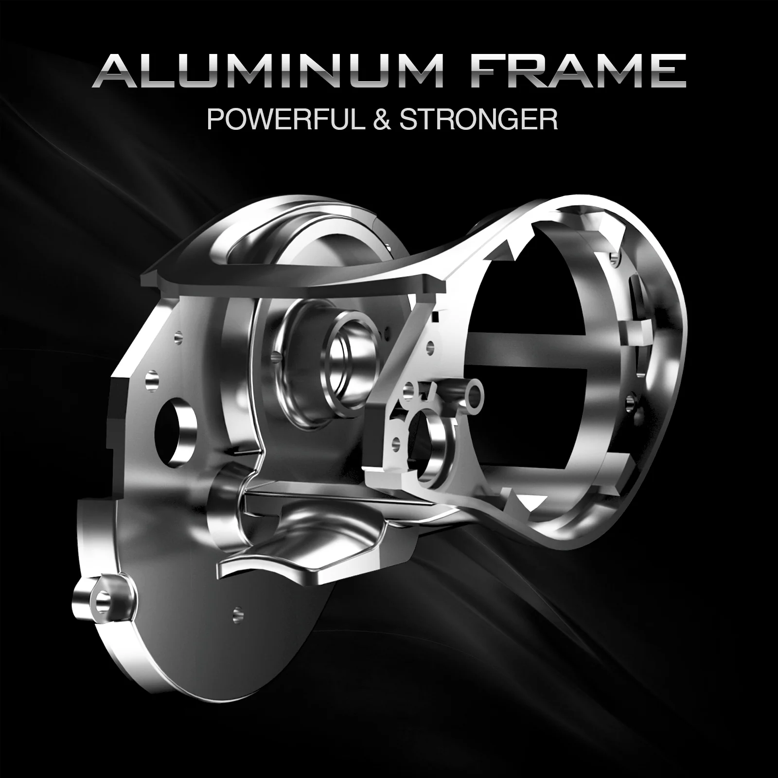 Piscifun® Alloy M Baitcasting Reel, Low Profile Saltwater Casting Fishing Reel Baitcaster - Image 3