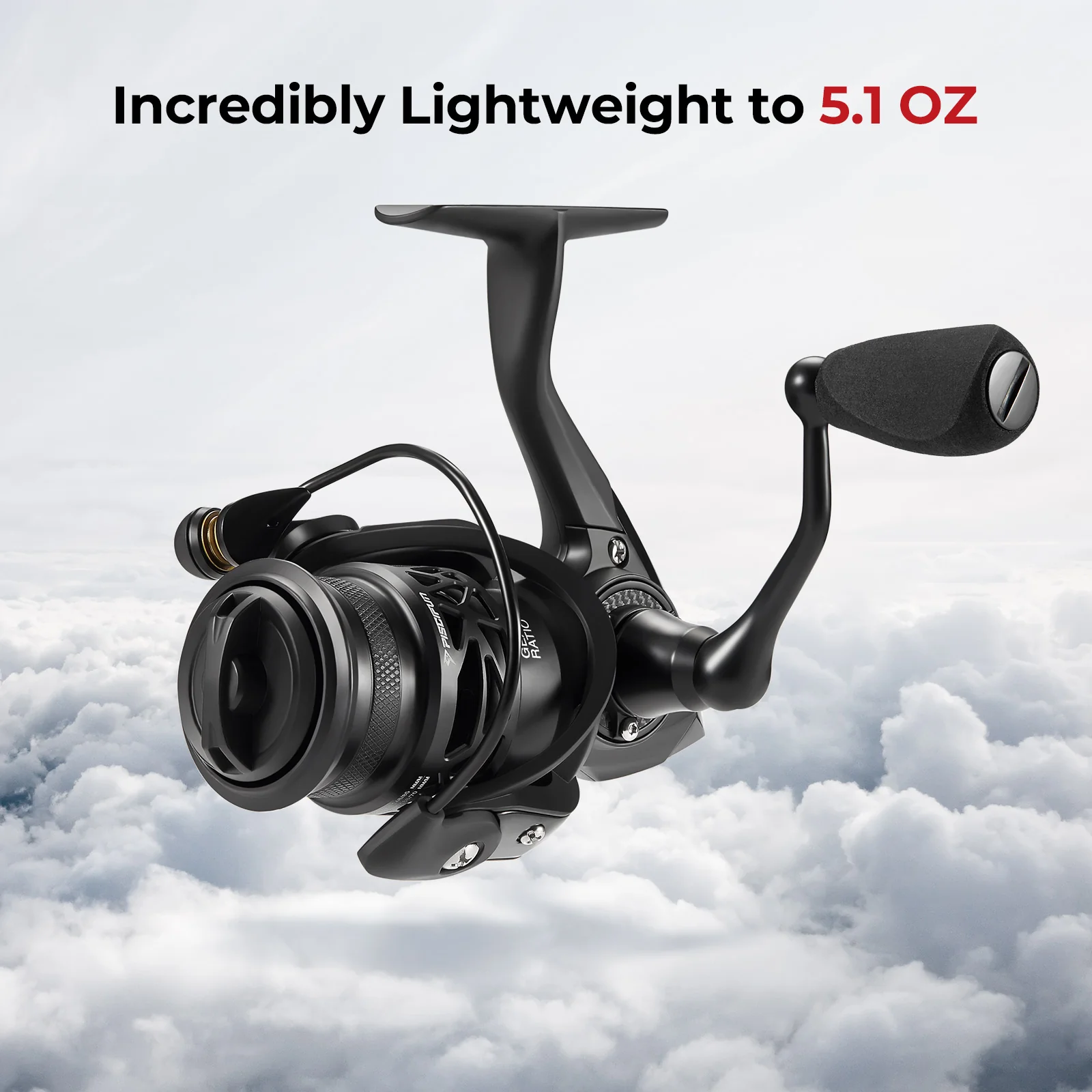 Piscifun® Carbon X Spinning Reel Size 500 1000 for Ice Fishing - Image 6