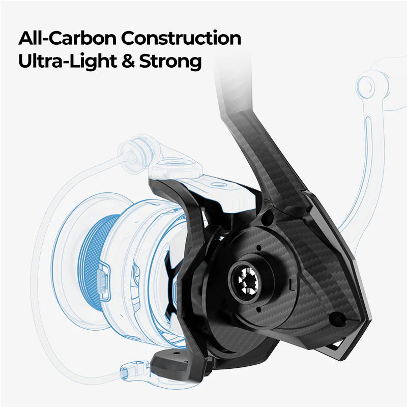 Piscifun Carbon XT Spinning Reel The Best Ultralight Fishing Reel - Image 4