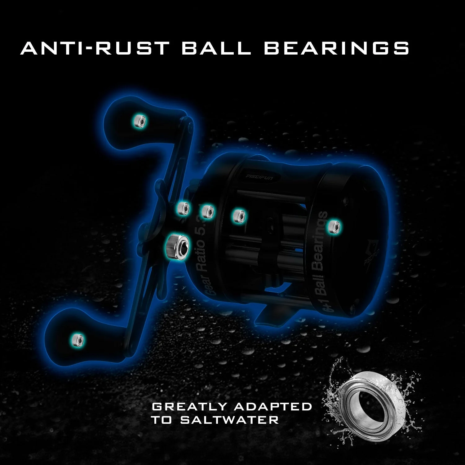 Flash Sale Piscifun® Chaos XS Round Baitcasting Reel - Image 8