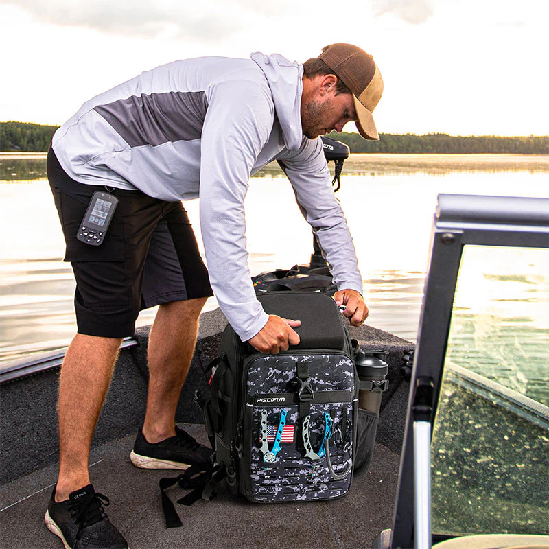 Piscifun Fishing Backpack with Rod & Gear Holder - Image 9