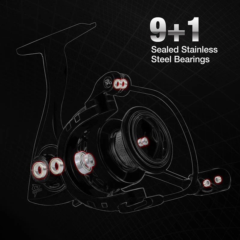 Flash Sale PiscifunĀ® Flame Red Spinning Reel - Image 3