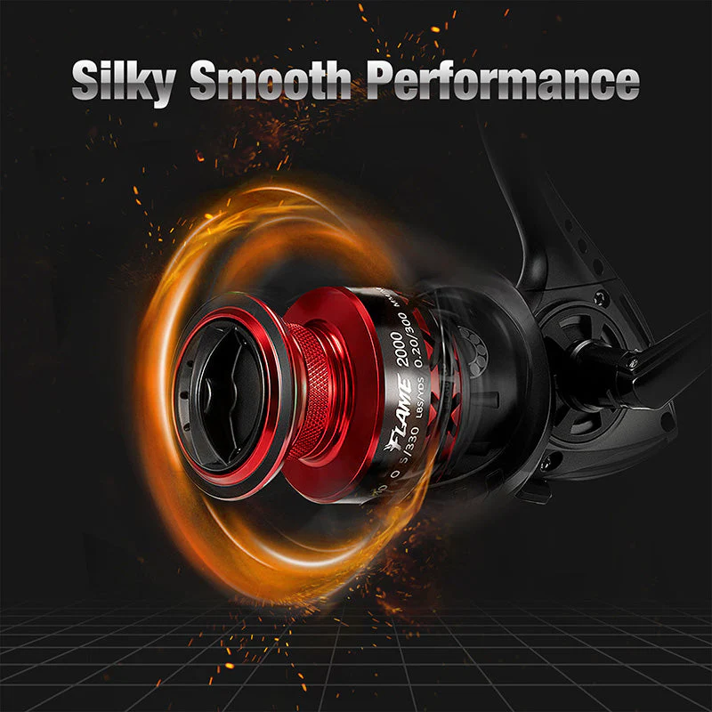 Flash Sale PiscifunĀ® Flame Red Spinning Reel - Image 4