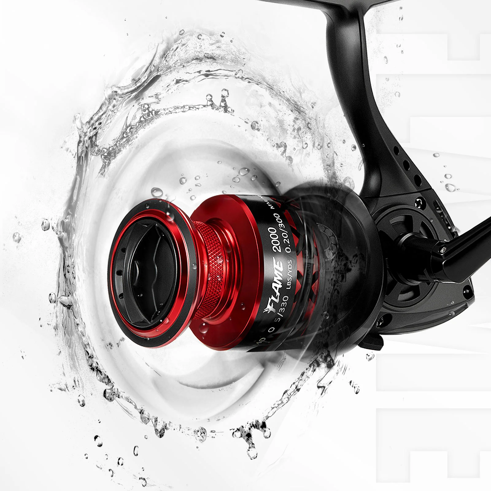 Piscifun® Flame Spinning Reel Size 500 1000 for Ice Fishing - Image 4