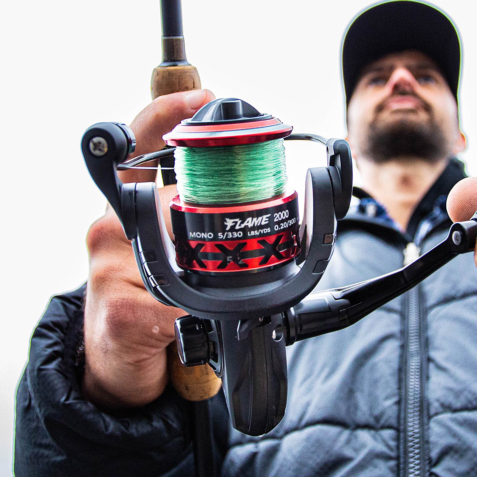 Piscifun® Flame Spinning Reel Size 500 1000 for Ice Fishing - Image 6
