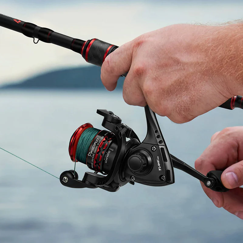 Piscifun® Flame Spinning Reel Size 500 1000 for Ice Fishing - Image 7