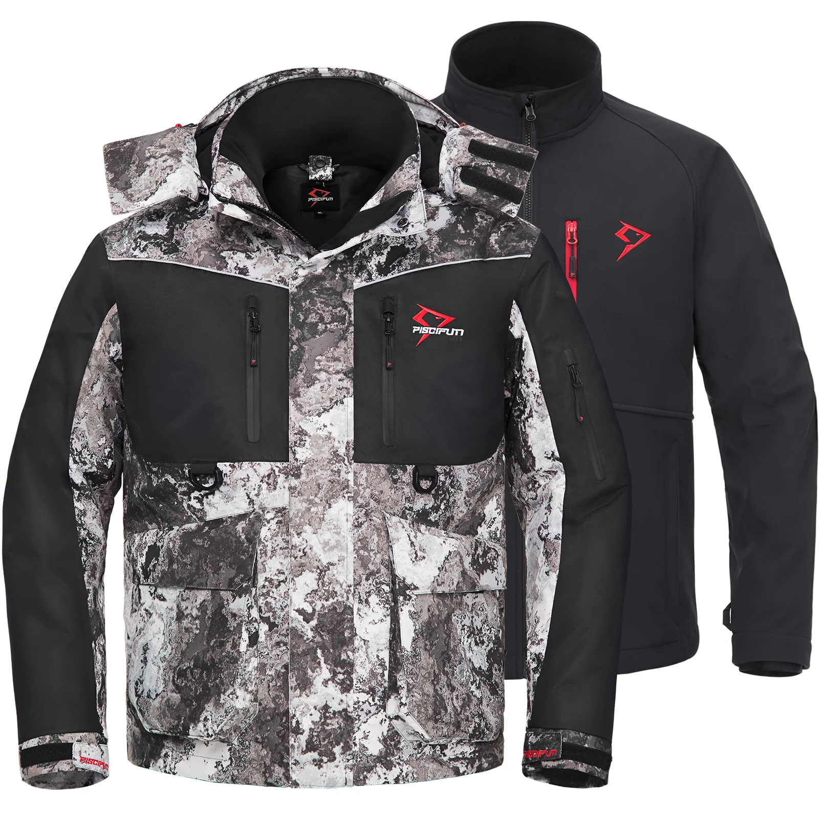 Piscifun Ice Fishing 3-in-1 Jacket Waterproof Fishing Jackets - Image 20