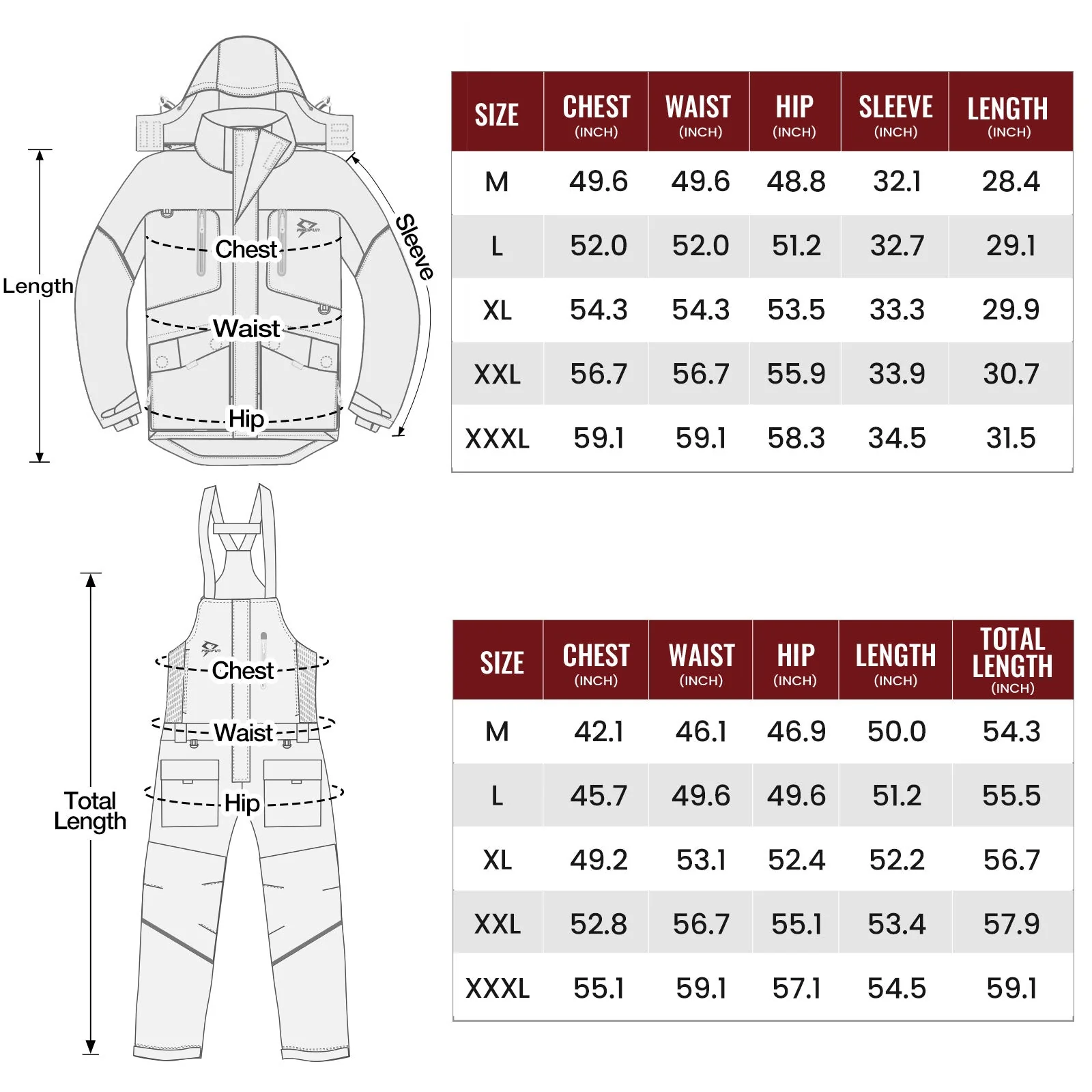 Piscifun Ice Fishing Insulated Jacket Waterproof - Image 12
