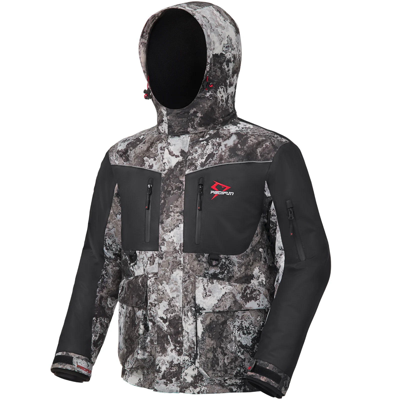 Piscifun Ice Fishing Suit,3 in 1 Heated Jacket,Waterproof Fishing Bib - Image 9