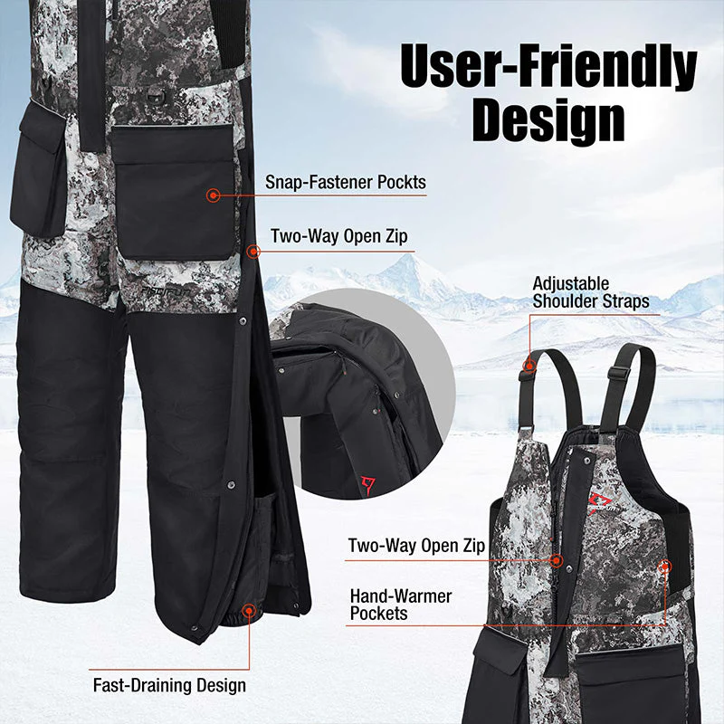 Flash Sale Piscifun Ice Fishing Waterproof Fishing Bib With Flotation Technology - Image 4