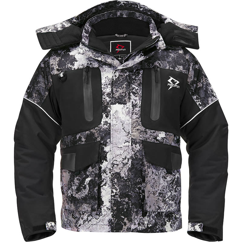 Piscifun Ice Fishing Suits, Insulated Jacket & Bibs Waterproof With Flotation Technology - Image 20
