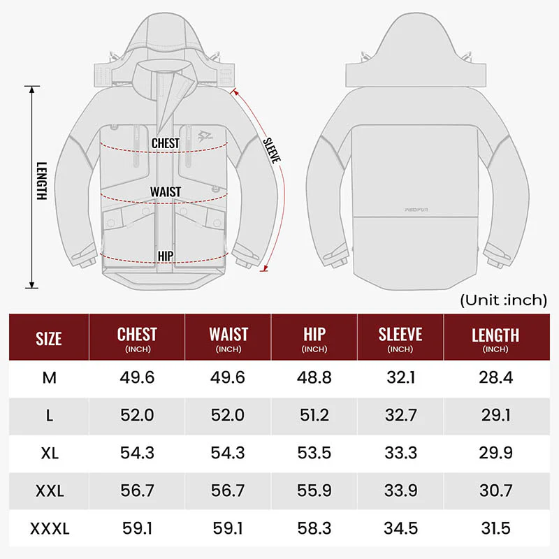 Piscifun Ice Fishing Suits, Insulated Jacket & Bibs Waterproof With Flotation Technology - Image 7