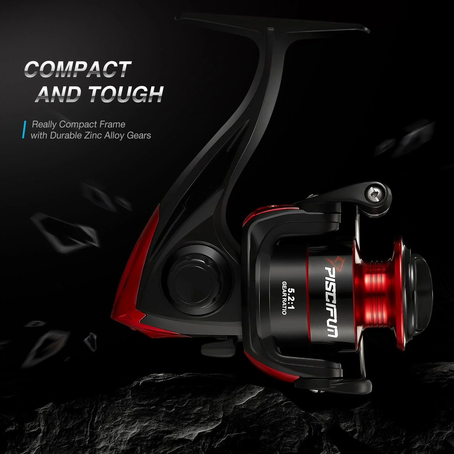 Piscifun® ICX 5 Ice Fishing Reel Quick Folding Handle Sale - Image 3