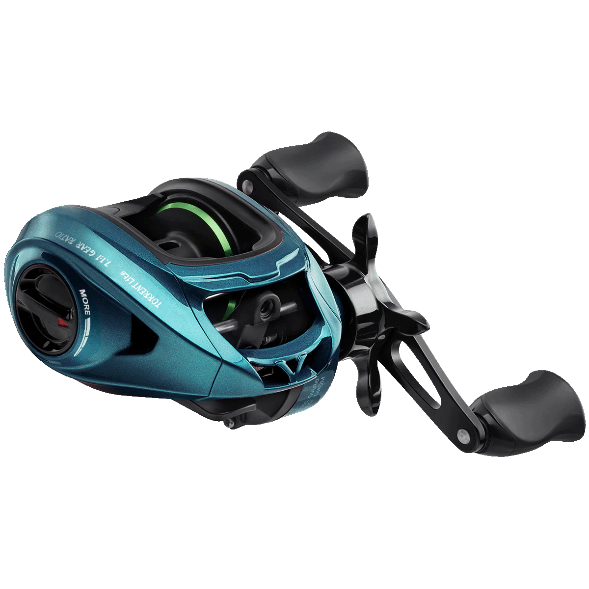 Piscifun® Lite Ultra Light Low Profile Baitcasting Reel with Black & Teal Baitcaster - Image 27