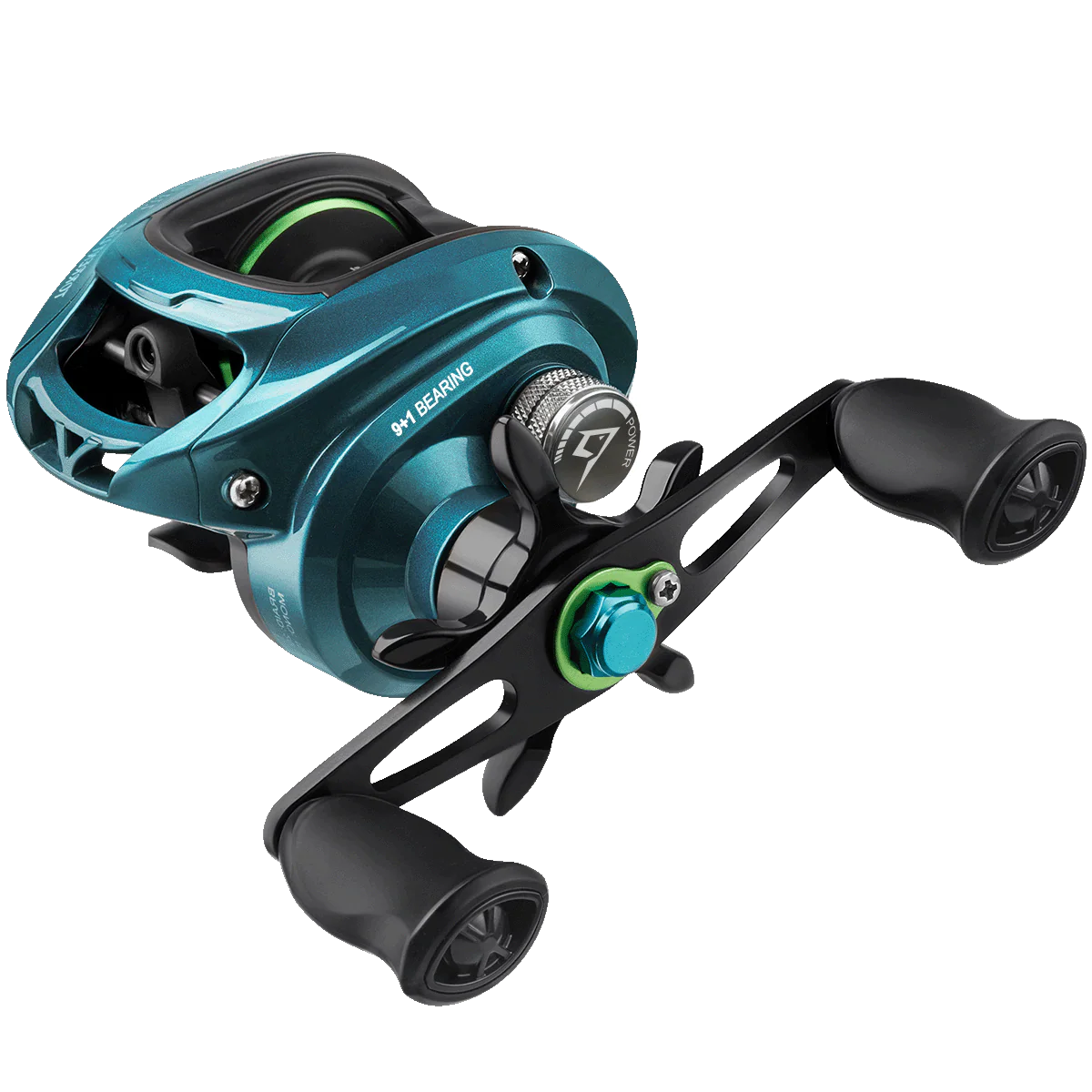 Piscifun® Lite Ultra Light Low Profile Baitcasting Reel with Black & Teal Baitcaster - Image 29