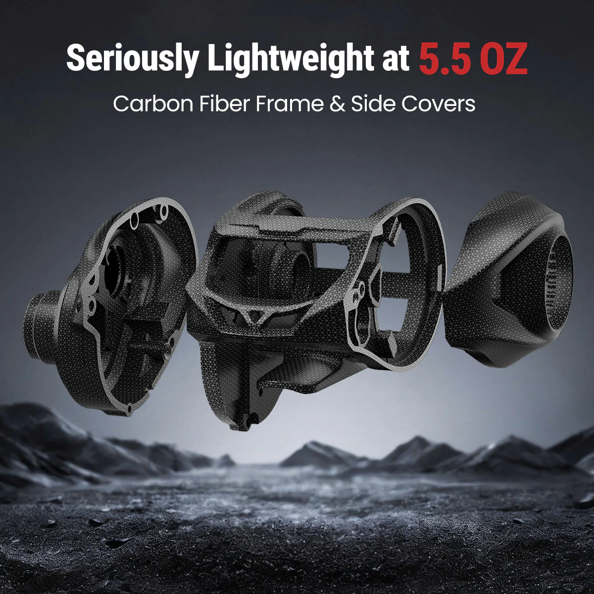 Piscifun® Lite Ultra Light Low Profile Baitcasting Reel with Black & Teal Baitcaster - Image 3
