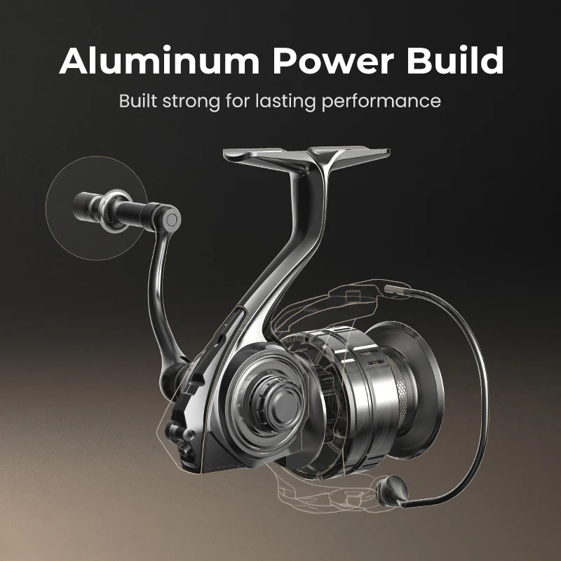Piscifun® Alloy S Inshore Spinning Reel – Aluminum Body Saltwater & Freshwater Fishing Reel - Image 4