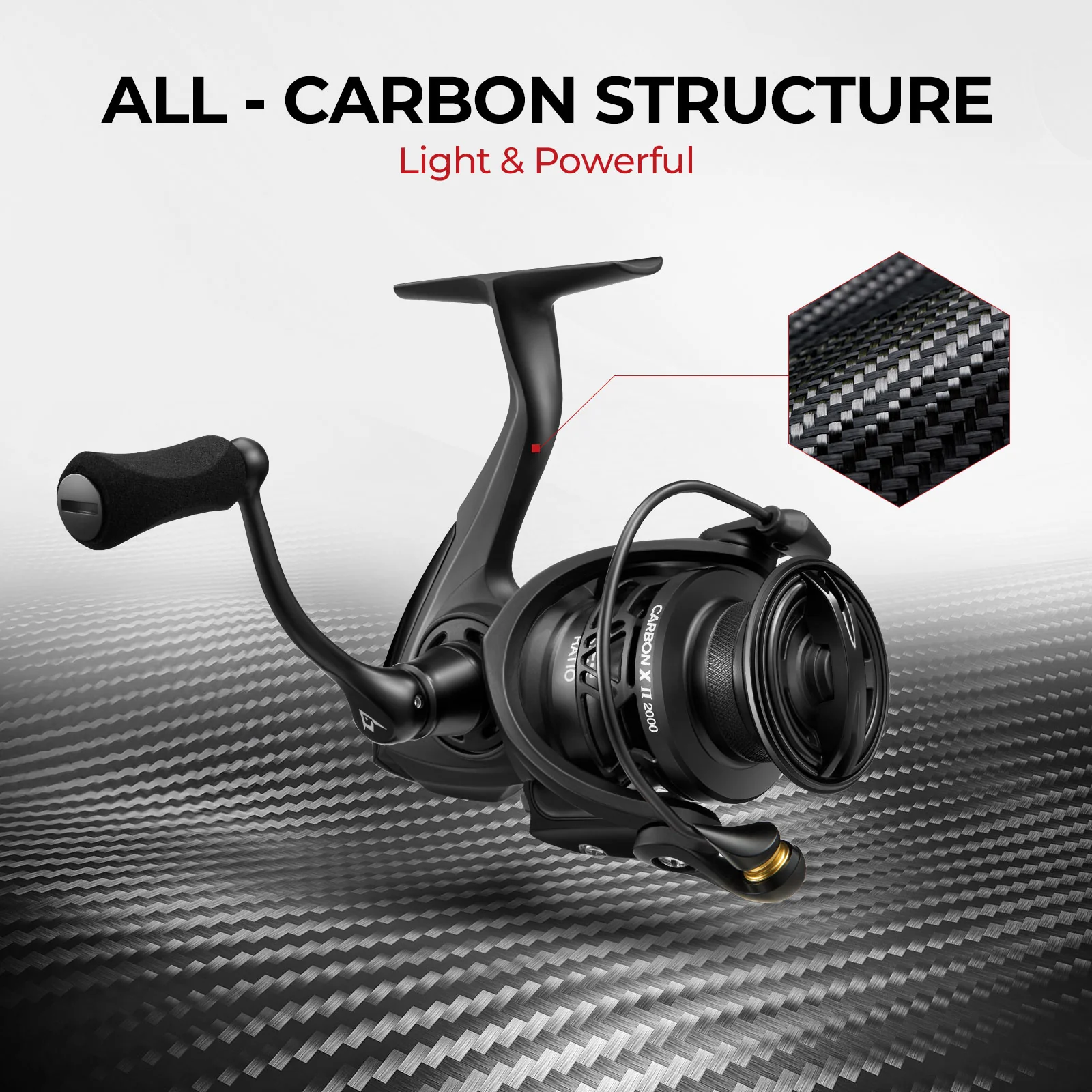 Wholesale Piscifun®Carbon X II Spinning Reels Best Ultralight Spinning Fishing Reel - Image 4