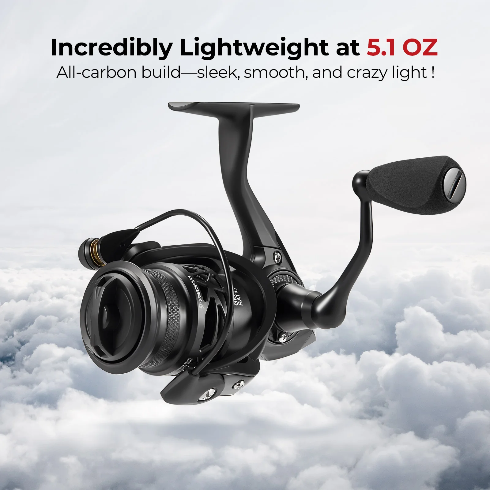 Piscifun® Carbon X Spinning Reel The Best Light Spinning Fishing Reel - Image 3