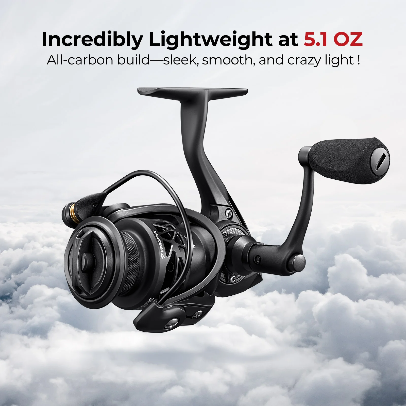 Piscifun® Carbon X Spinning Reel The Best Light Spinning Fishing Reel - Image 4
