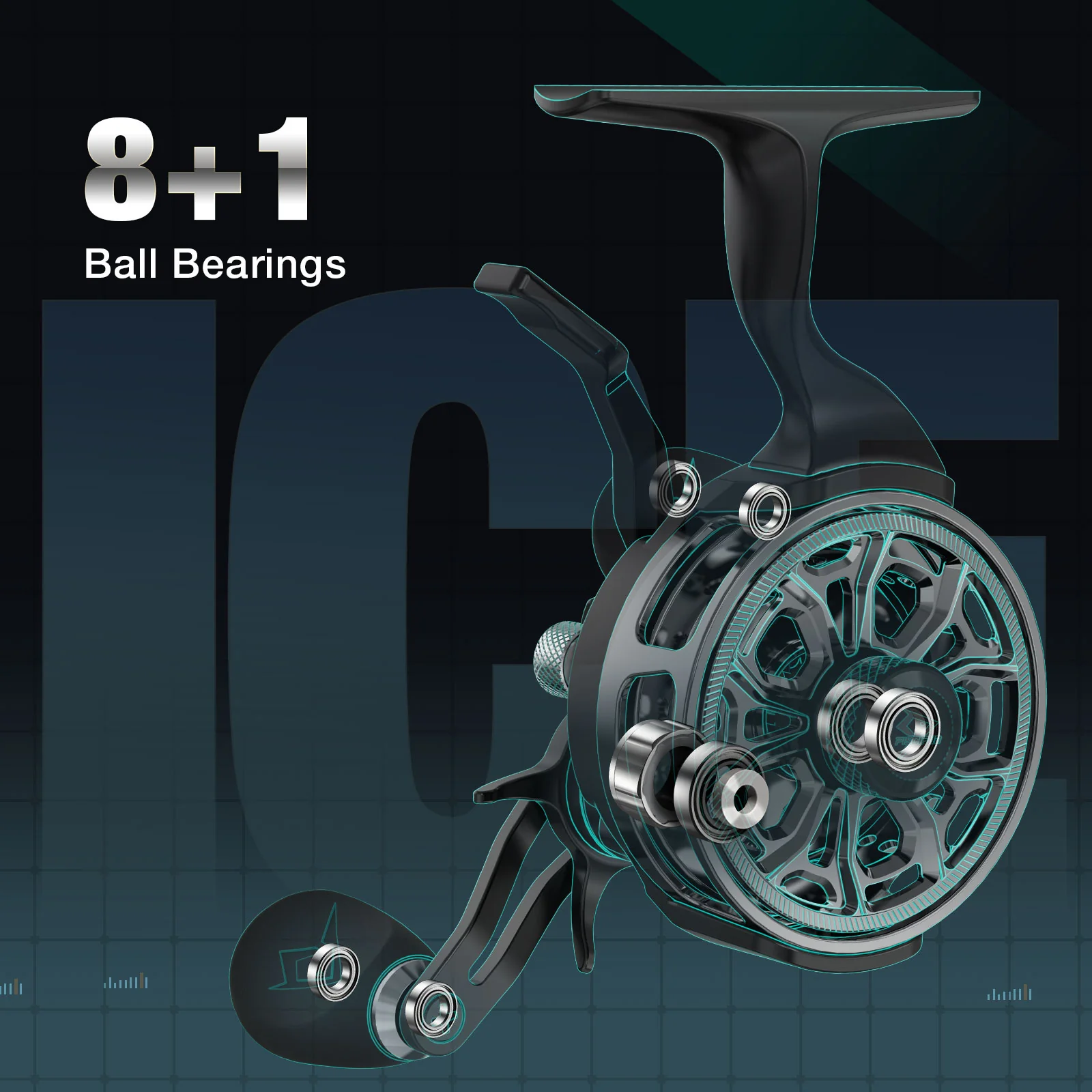 Flash Sale Piscifun ICX Carbon Ice Fishing Reel - Image 7