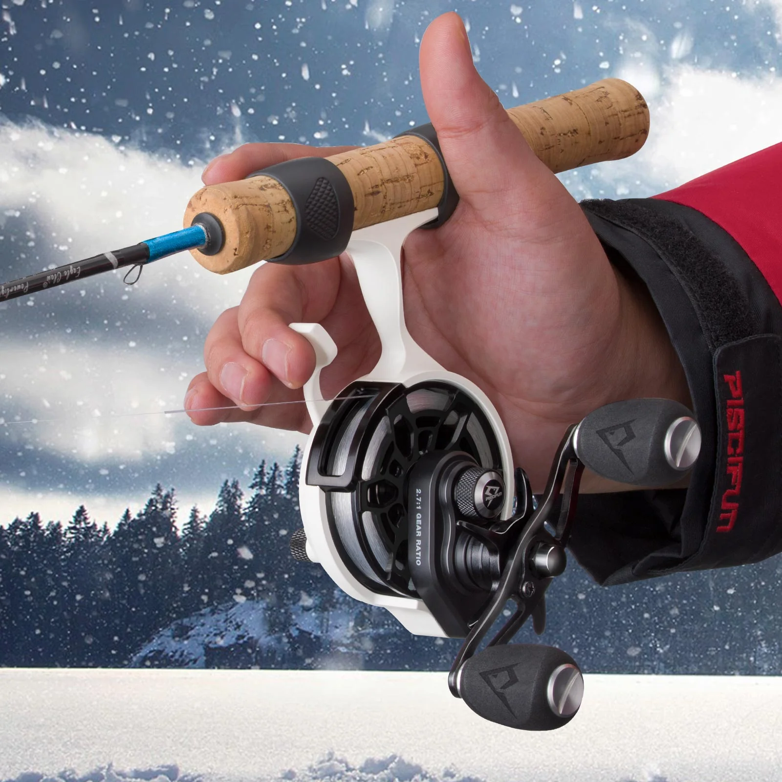 Wholesale Piscifun ICX Frost Carbon Ice Fishing Reel, Magnetic Drop System,Large Spool Diameter - Image 14