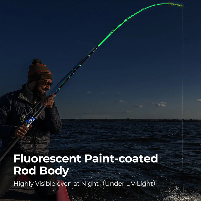 PISCIFUN® LED LumiCat II Catfish Rods , 2 Piece Casting Rods - Image 15